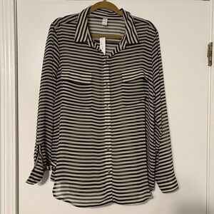 Old Navy striped blouse